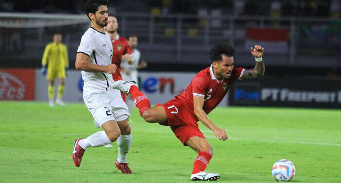 Timnas Indonesia melawan Turkmenistan