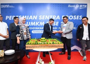 Fokus UMKM, Bank BTN Resmikan Sentra Proses UMKM