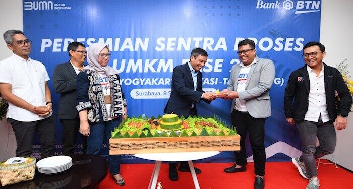 Fokus UMKM, Bank BTN Resmikan Sentra Proses UMKM