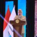 Menaker Ida Fauziyah memberikan sambutan dalam Rapat Koordinasi Nasional (Rakornas) Pengawasan Ketenagakerjaan bertema "Pengawas Ketenagakerjaan Profesional dan Bermartabat untuk Indonesia Maju," di Jakarta, Senin (25/9/2023) malam.