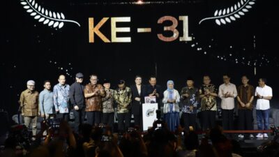 Ketua Majelis Permusyawaratan Rakyat Republik Indonesia, Bambang Soesatyo saat Peluncuran Buku Bamsoet ke-31 di Bengkel Space SCBD Senayan, Jakarta, Minggu (10/9/2023)