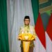 Menkopolhukam Mahfud MD saat menyampaikan tausiah kebangsaan di Ponpes Al Falah, Kecamatan Silo, Kabupaten Jember, Jawa Timur, Minggu (24/9/2023). (ANTARA/HO-Diskominfo Jember)