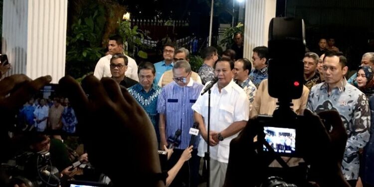 Demokrat: Rangkaian pendaftaran Prabowo-Gibran dari Kertanegara