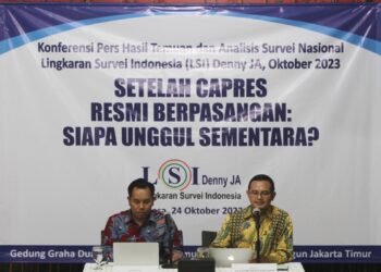 Survei LSI Denny JA: Di Putaran kedua, Prabowo-Gibran Unggul 8,1 Persen