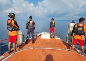Kapal Mina Maritim 036 Terbakar di Perairan Halsel