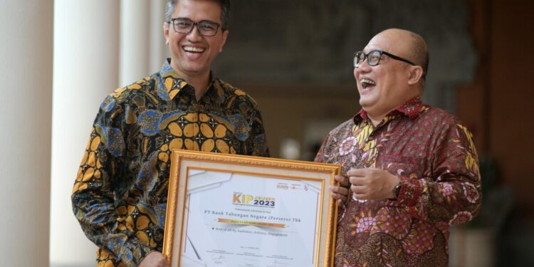 Bank BTN Raih Best Digital 5.0 Keterbukaan Informasi Publik