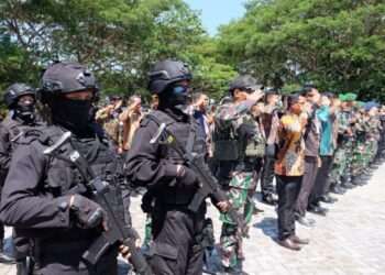 TNI-Polri Amankan Kedatangan Jokowi di MotoGP Mandalika