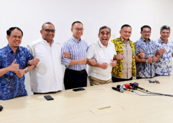 Pertemuan Sekjen Parpol Koalisi Indonesia Maju Jelang Pendaftaran Prabowo-Gibran