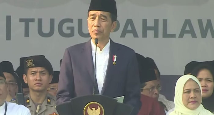 Jokowi Minta Semangat Hari Santri Dipegang Teguh Pada Konteks Kekinian