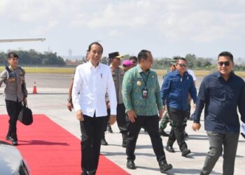 Presiden Jokowi Tiba di Bali Buka Kongres Tenaga Air Dunia 2023