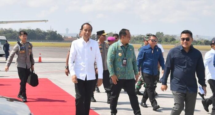 Presiden Jokowi Tiba di Bali Buka Kongres Tenaga Air Dunia 2023