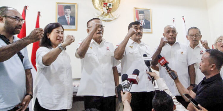 Relawan Bravo 5 Deklarasi Dukung Prabowo-Gibran