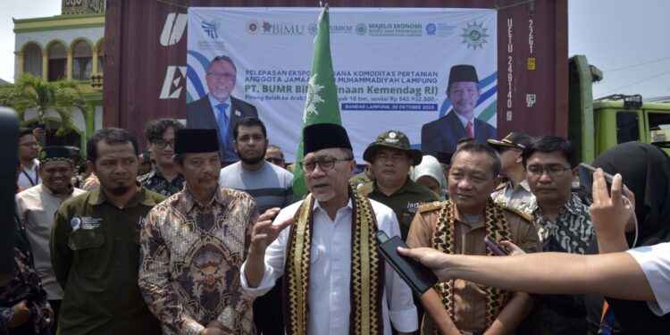 Saat Lepas Ekspor Pinang, Mendag Zulhas: Konsistensi, Kunci Tembus Pasar Mancanegara