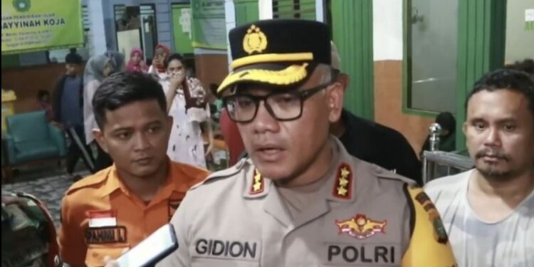 Polisi Cek Lokasi Pengungsi Kebakaran yang Akibatkan Empat Korban Jiwa