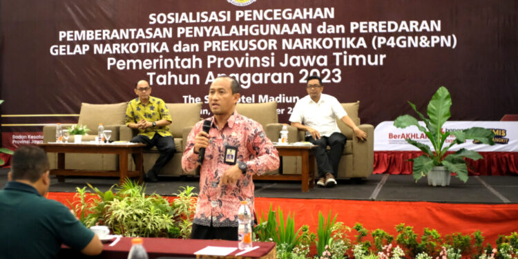 Komisi A DPRD Jawa Timur Bersama Kesbangpol Jawa Timur Gelar Sosialisasi P4GN