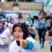 TKN Prabowo-Gibran Gelar Sabtu Biru Langit Ceria, Emak-emak Sambut Pemilu dengan Riang Gembira
