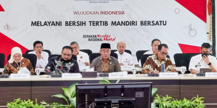 Rapat Tingkat Menteri Persiapan Nataru tahun 2023