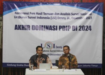 LSI Denny JA: Gen Z dan Milenial Pilih Gerindra Dibanding PDIP