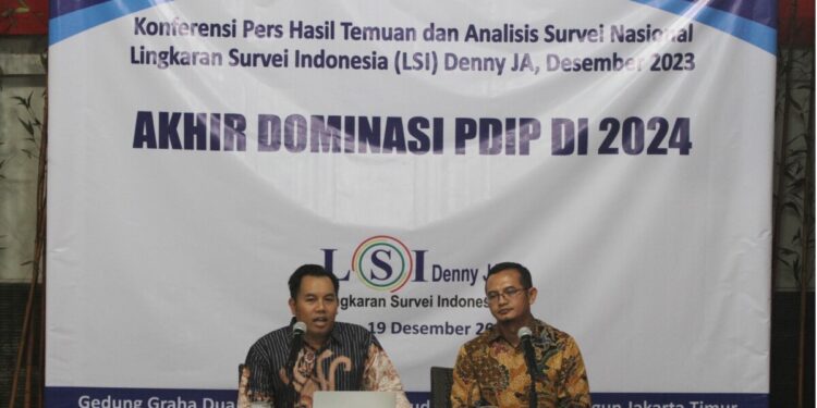 LSI Denny JA: Gen Z dan Milenial Pilih Gerindra Dibanding PDIP