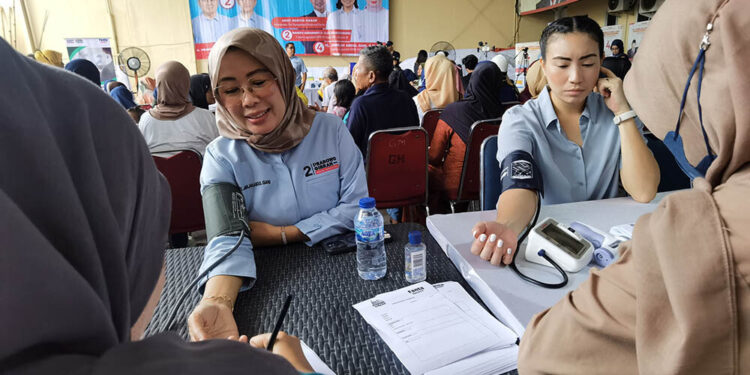 Jalankan Visi Misi Prabowo-Gibran, TKN Lakukan Pemeriksaan Kesehatan Gratis untuk Masyarakat