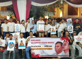 Ingin UMKM Naik Kelas, Relawan Kelompok Usaha Warga Deklarasi Dukung Prabowo-Gibran