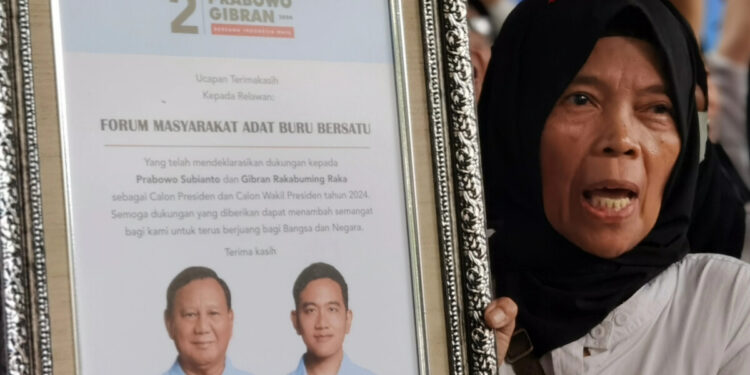 Forum Masyarakat Adat Buru Bersatu Siap Menangkan Prabowo-Gibran