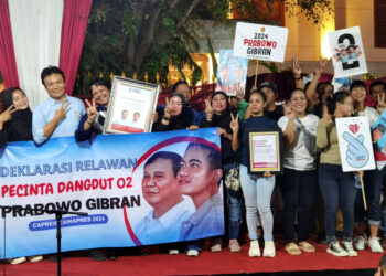 Relawan Pecinta Dangdut 02 Ingin Pekerja Seni Diperhatikan