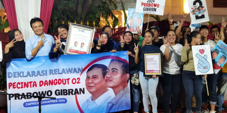 Relawan Pecinta Dangdut 02 Ingin Pekerja Seni Diperhatikan