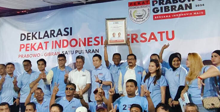 Komitmen Lanjutkan Program Jokowi, Relawan Pekat Dukung Prabowo-Gibran