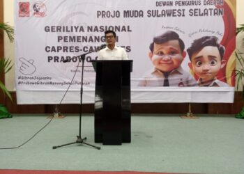 Ketua Baru Projo Muda Sulsel, Muhtadin Bahar, Siap Bawa Pemuda Menuju Kemenangan