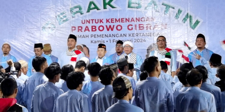 Majelis Zikir Nurul Wathon Gelar Doa Bersama untuk Kemenangan Prabowo-Gibran
