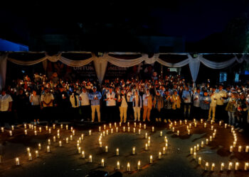 Relawan Pendukung Prabowo-Gibran Nyalakan 1.000 Lilin Cinta untuk Indonesia