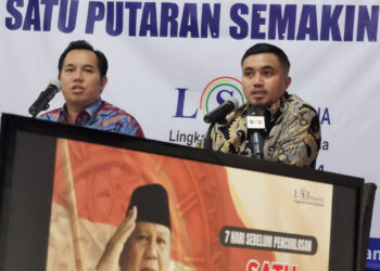 LSI Denny JA: Prabowo- Gibran Tembus 53.5 %