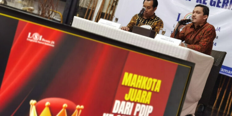 Mahkota Juara dari PDIP ke Gerindra?