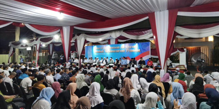 TKN Prabowo-Gibran Bersama Ulama Gelar Doa dan Khataman Alquran untuk Kelancaran Pemilu