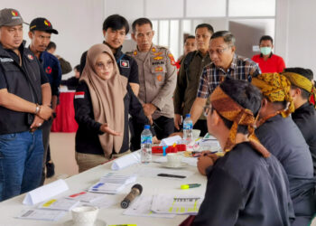 Anggota Bawaslu Lolly Suhenty Awasi Beberapa TPS di Kota Bogor