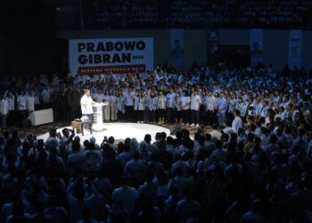 Prabowo Hadiri Apel Akbar TKN Muda