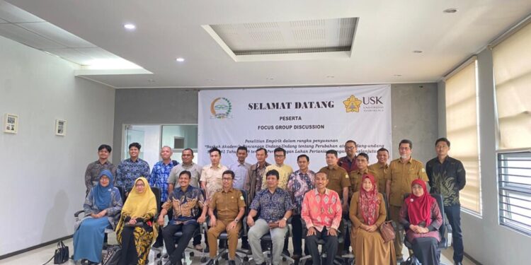 DPD RI Gelar Penelitian Empiris Susun RUU PLP2B di Universitas Syiah Kuala