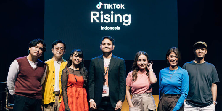 TikTok Rising Indonesia Gandeng 10 Musisi Viral Tanah Air
