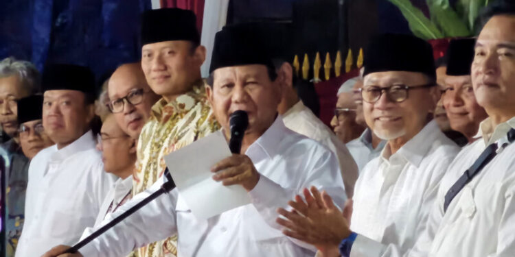 Prabowo Subianto dan Gibran Rakabuming Raka Bersumpah untuk Seluruh Rakyat Indonesia