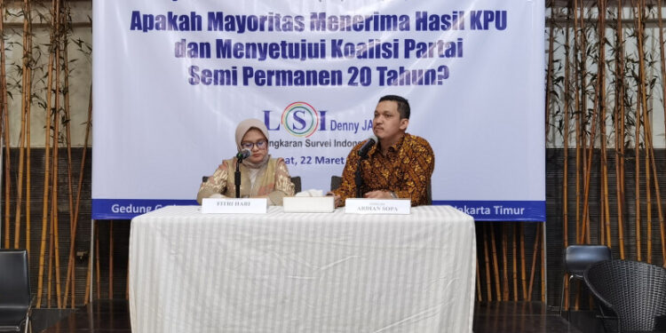 Apakah Mayoritas Menerima Hasil KPU dan Menyetujui Koalisi Partai Semi Permanen 20 Tahun