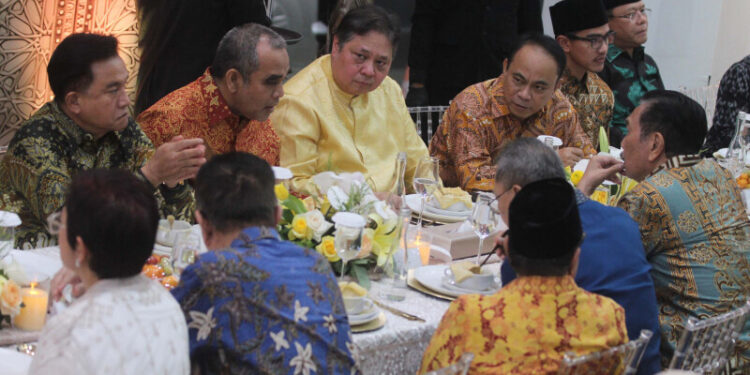 Acara Halal Bihalal Golkar Dihadiri Sederet Tokoh Nasional, Mardiono dari PPP Sinyal Gabung Koalisi Indonesia Maju