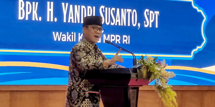 Wakil Ketua MPR RI Yandri Susanto Ajak Masyarakat Putuskan Perdebatan Pemilu 2024