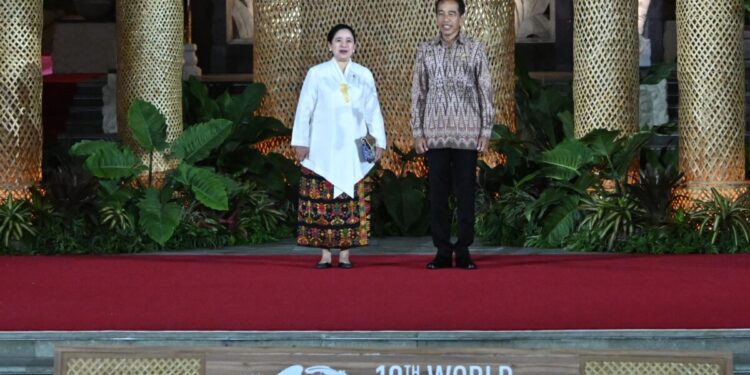 Puan Hadiri Gala Dinner Selamat Datang World Water Forum di Bali
