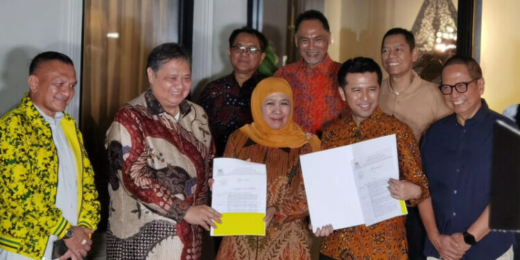 Partai Golkar Resmi Rekomendasikan Khofifah-Emil: Kepemimpinan Terbukti untuk Jatim