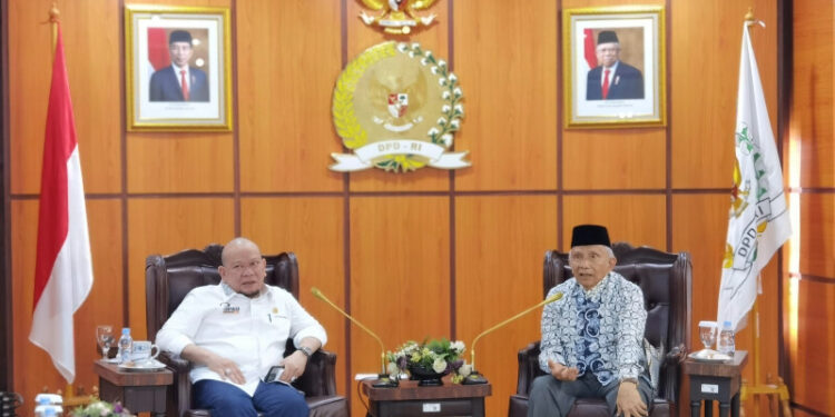 LaNyalla dan Amien Rais Bahas Amandemen UUD 1945