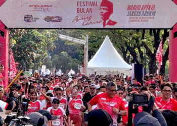 GBK Dipenuhi Semangat Juang dalam Soekarno Run untuk Memperingati Bulan Bung Karno