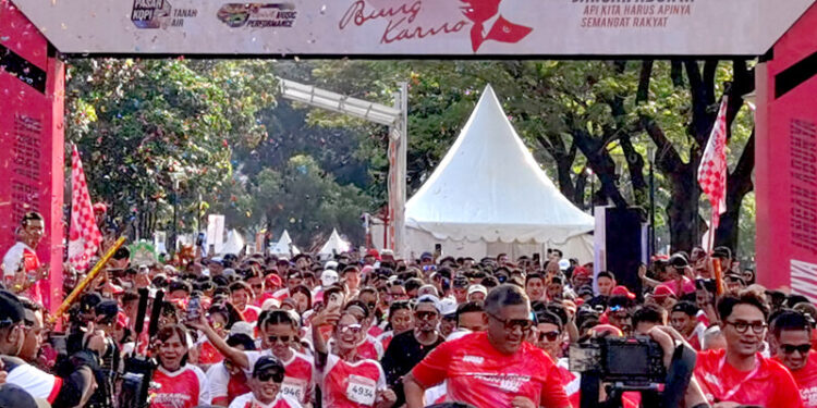 GBK Dipenuhi Semangat Juang dalam Soekarno Run untuk Memperingati Bulan Bung Karno