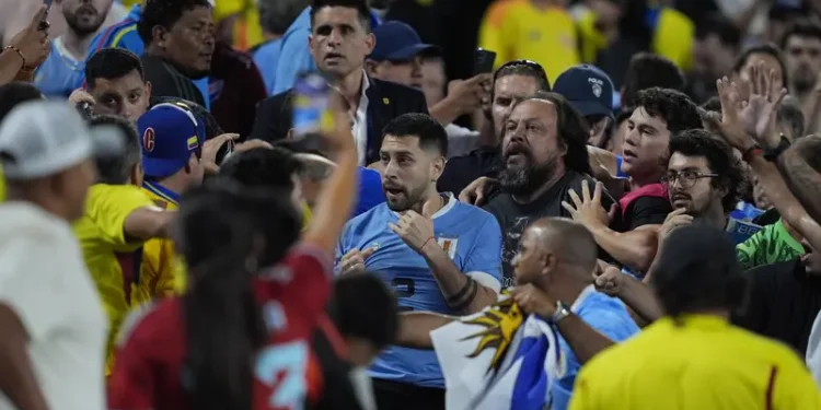Kerusuhan Pecah Usai Timnas Uruguay Disingkirkan Kolombia di Semifinal Copa America 2024