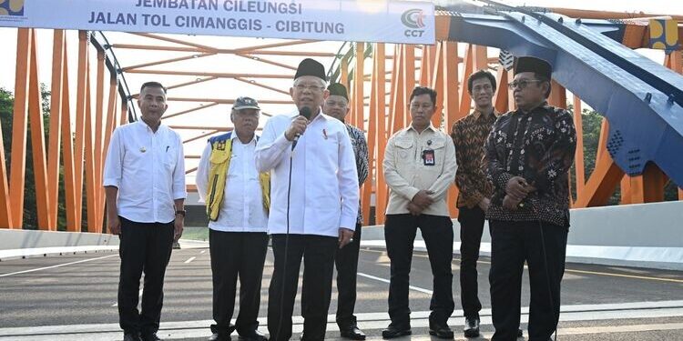 Wapres Resmikan Jalan Tol Cimanggis-Cibitung